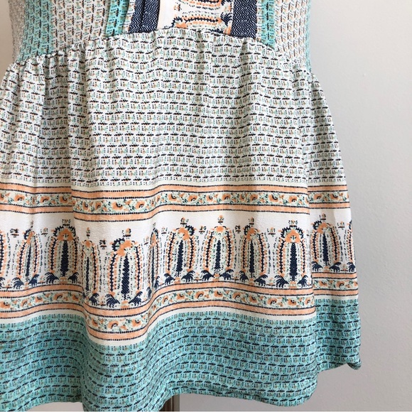 Vanessa Virginia Anthropologie Montara 100% Silk Peplum Blouse sz 0 - Picture 4 of 12